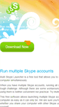 Mobile Screenshot of multi-skype-launcher.com