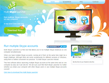Tablet Screenshot of multi-skype-launcher.com